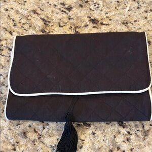 Black Quilted makeup with Tassel from Chanel